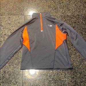 Boys long sleeve warmup shirt